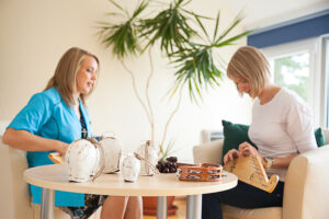 Reception with an occupational therapist at Värska Spa Therapy Centre.