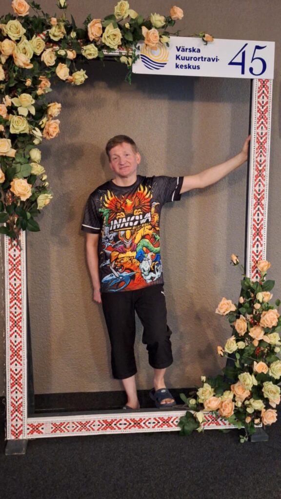 Rahulolev klient Sergei Värska Kuurortravikeskuse 45-aastase juubeli raami sees